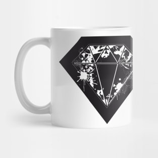 Diamond Graffiti Stencil Style Mug